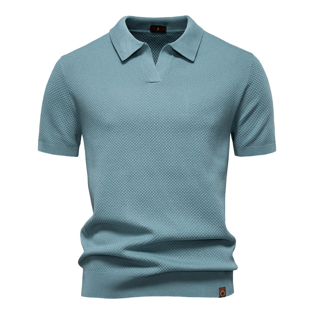 Carter | Klassisk Texturerad Poloshirt