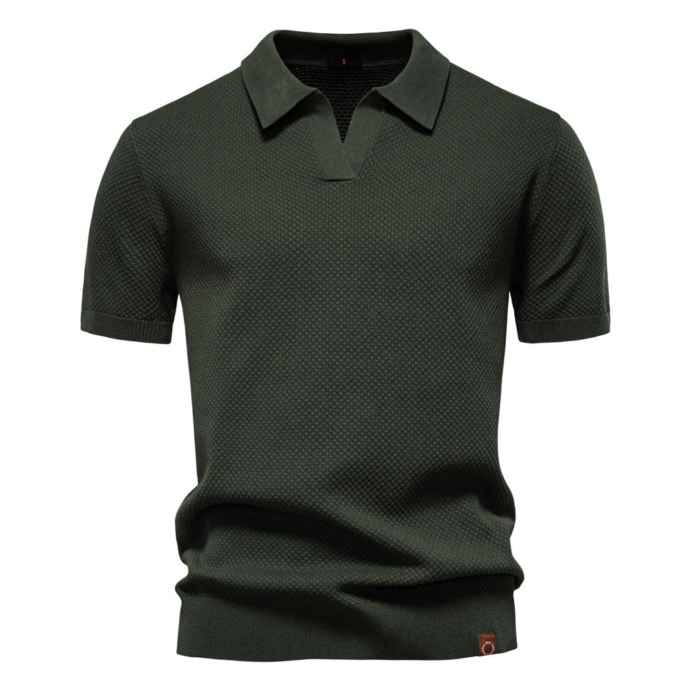 Carter | Klassisk Texturerad Poloshirt