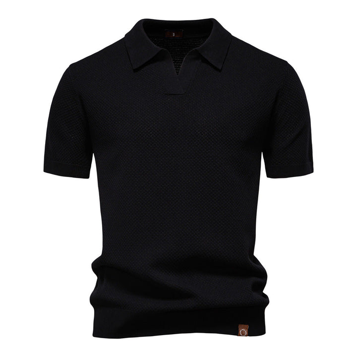 Carter | Klassisk Texturerad Poloshirt