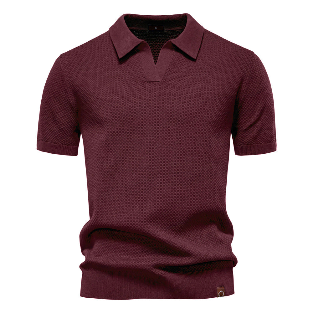 Carter | Klassisk Texturerad Poloshirt