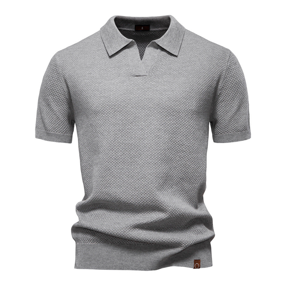 Carter | Klassisk Texturerad Poloshirt