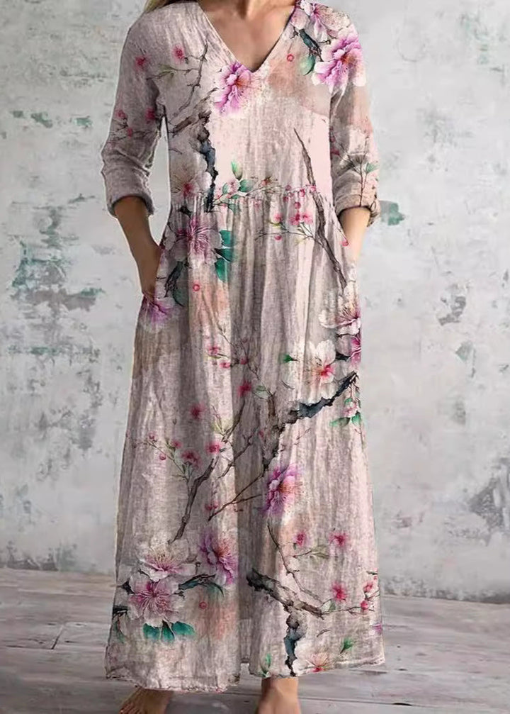 Elara | Lätt och Luftig Blommig Klänning