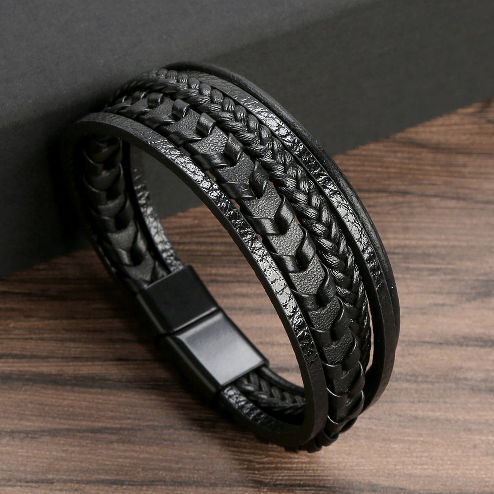 Nolan | Flätad Vikingarmband