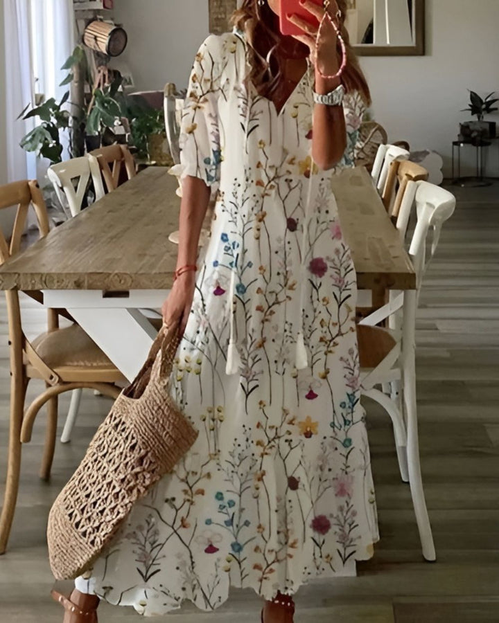 Sylvie | Bohemisk Maxiklänning