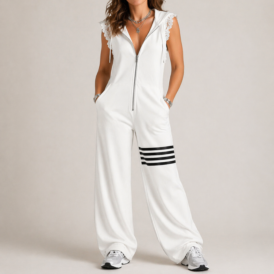 Verena | Sportig Huvtröja Jumpsuit