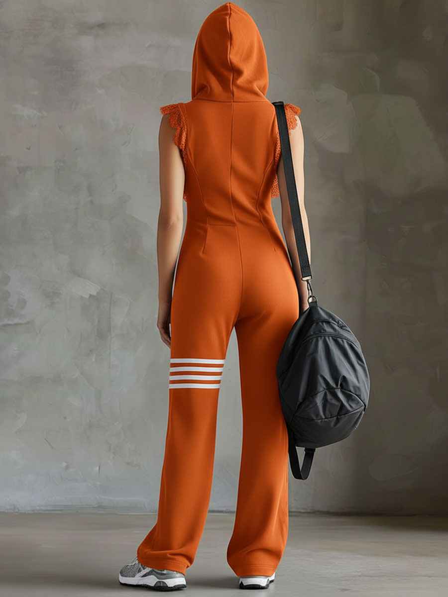 Verena | Sportig Huvtröja Jumpsuit