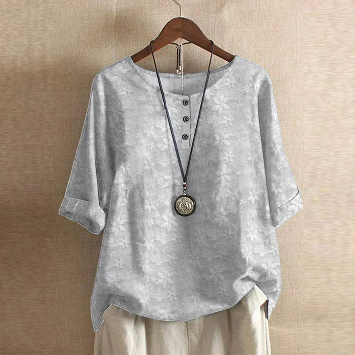 Raina | Avslappnad Retro-Inspirerad Blus