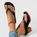 Adrienne | Tidlösa Blockklack Sandaler