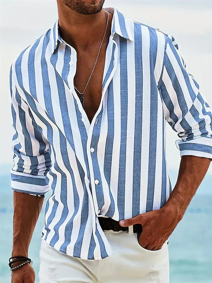 Bennett | Randig Avslappnad Skjorta