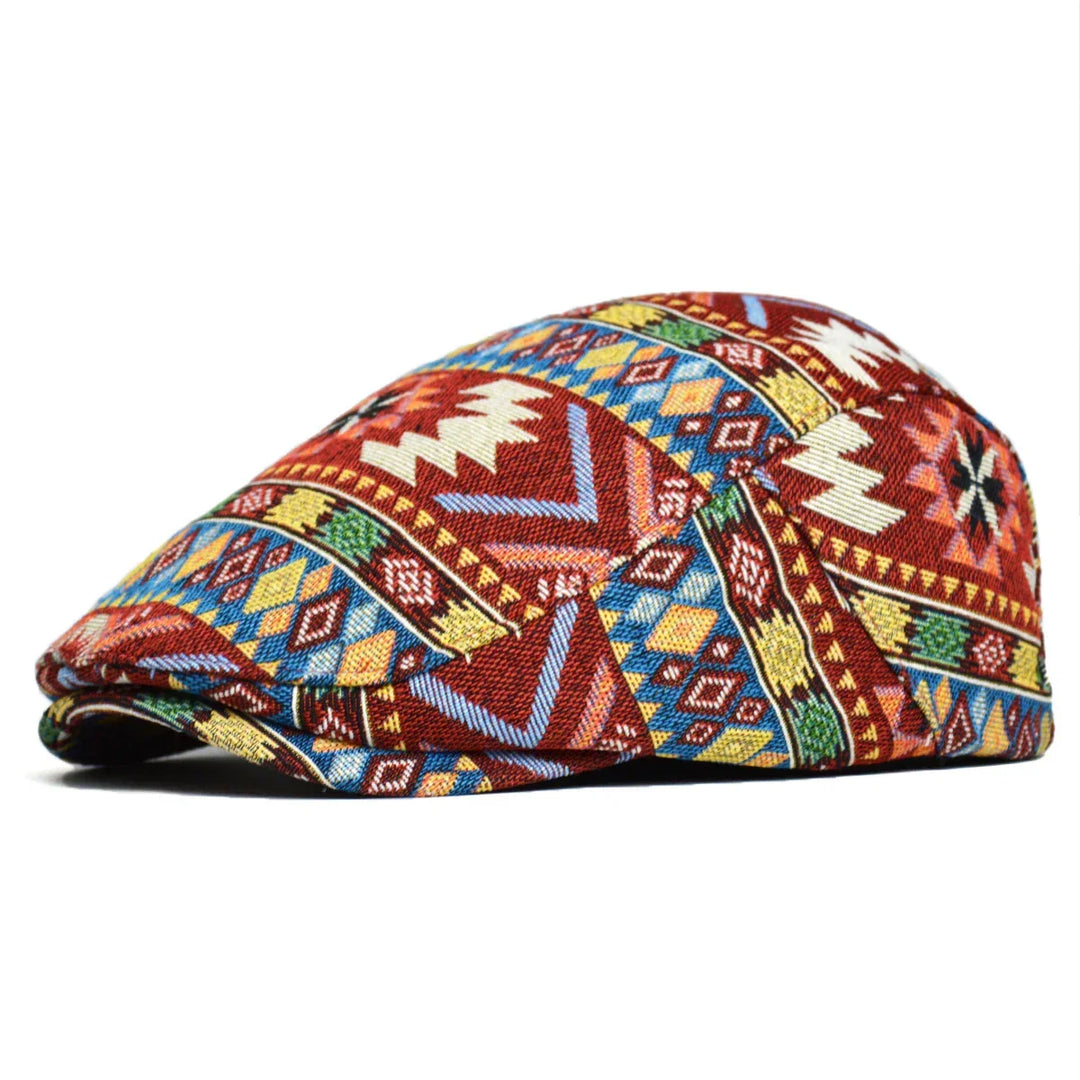 Dylan | Färgglad Vintage Aztec Kepa