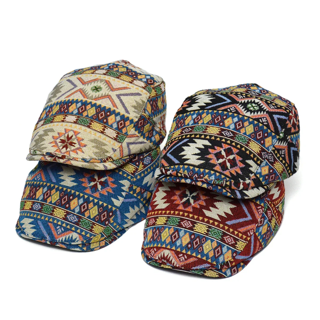 Dylan | Färgglad Vintage Aztec Kepa