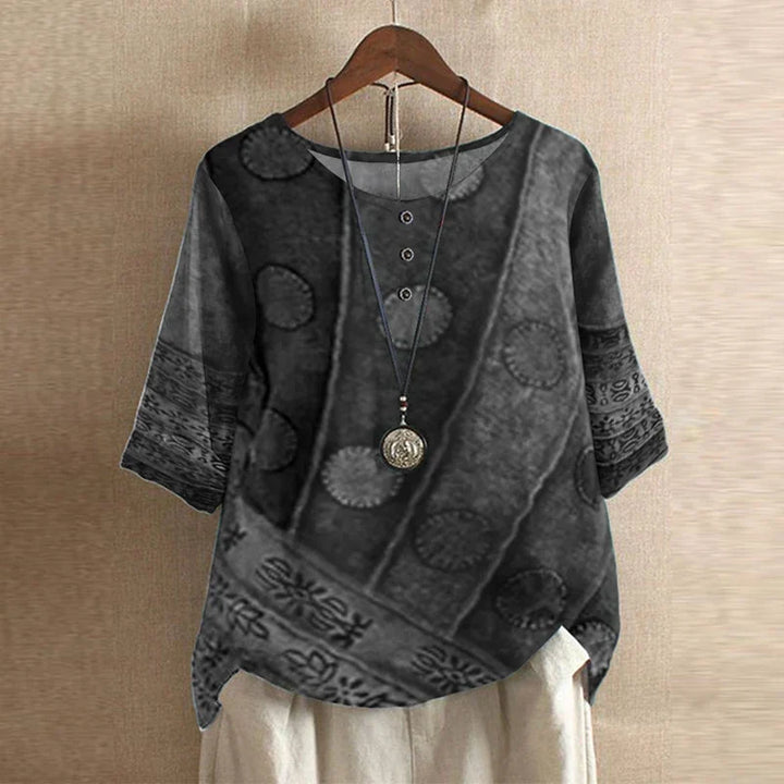 Raina | Avslappnad Retro-Inspirerad Blus