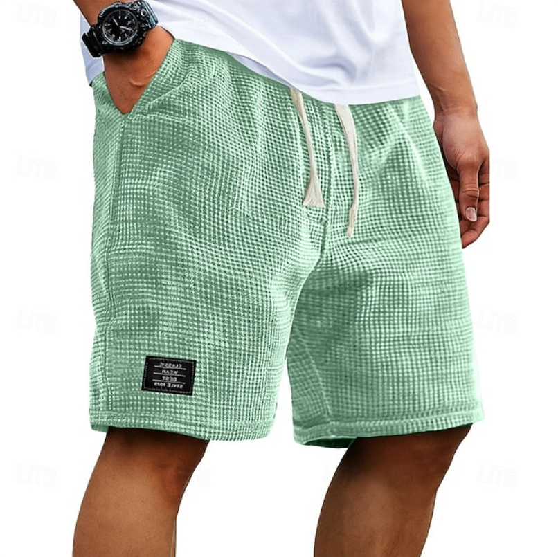 Steven | Avslappnade Vaffel Sommarshorts