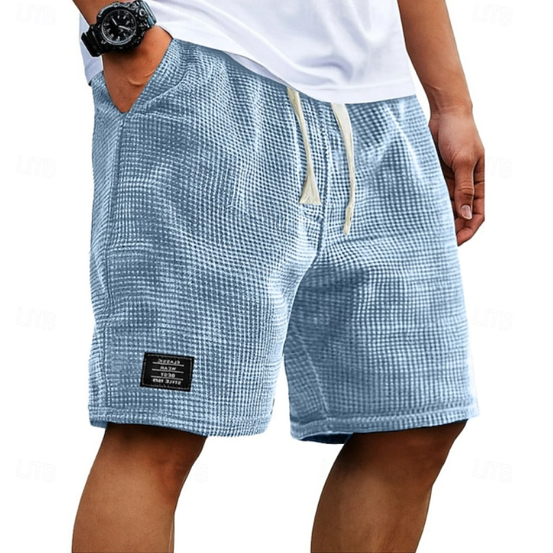 Steven | Avslappnade Vaffel Sommarshorts