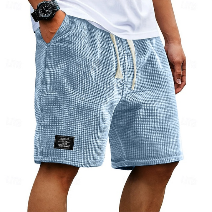 Steven | Avslappnade Vaffel Sommarshorts