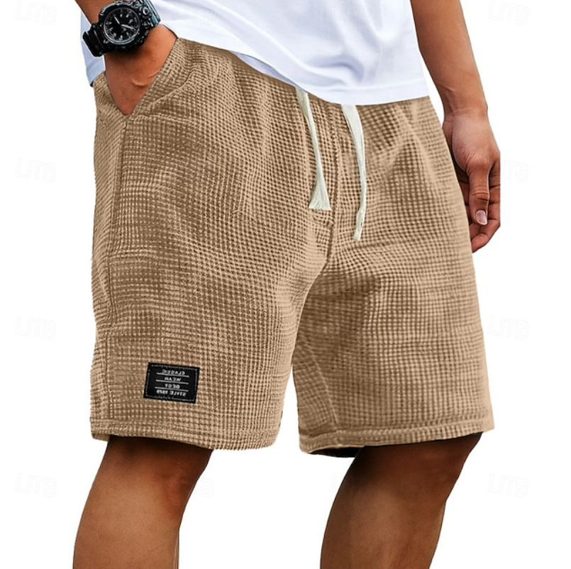Steven | Avslappnade Vaffel Sommarshorts