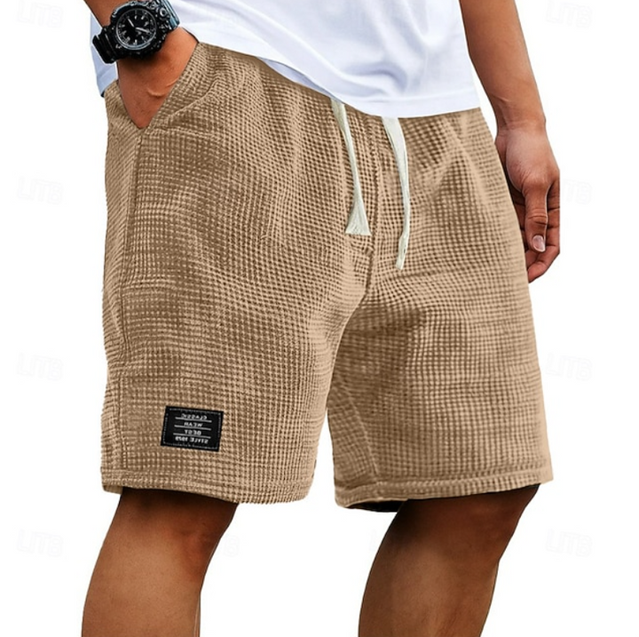 Steven | Avslappnade Vaffel Sommarshorts