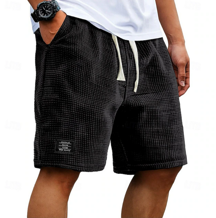 Steven | Avslappnade Vaffel Sommarshorts