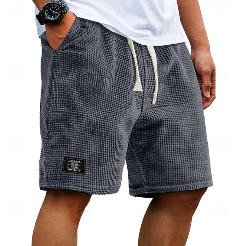 Steven | Avslappnade Vaffel Sommarshorts