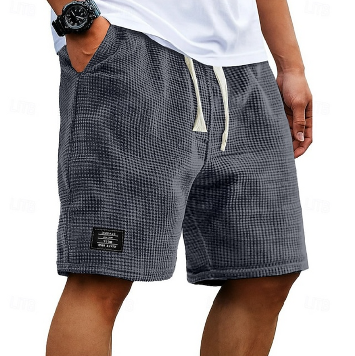 Steven | Avslappnade Vaffel Sommarshorts