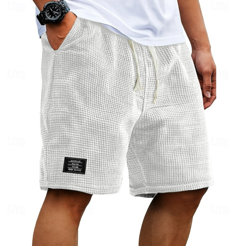 Steven | Avslappnade Vaffel Sommarshorts