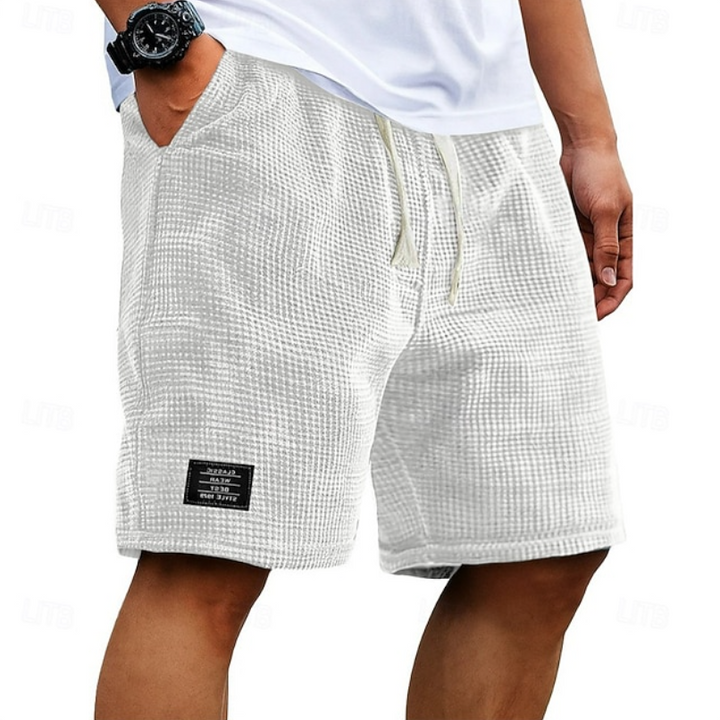 Steven | Avslappnade Vaffel Sommarshorts