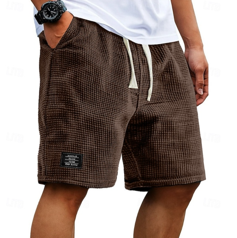 Steven | Avslappnade Vaffel Sommarshorts