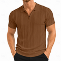 Warren | Texturerad Slim Fit Pikétröja