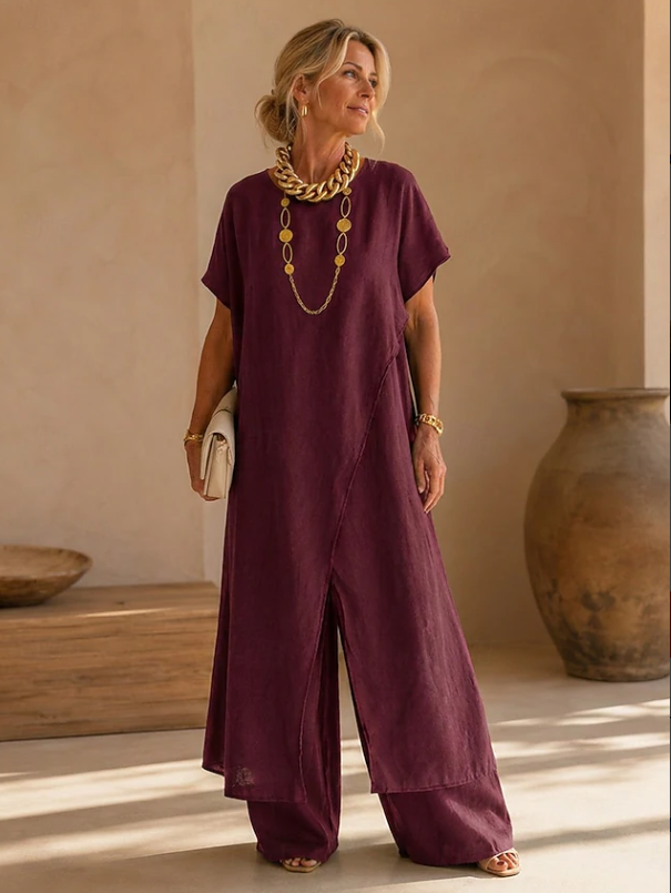 Amelia | Avslappnad Jumpsuit med Vida Ben
