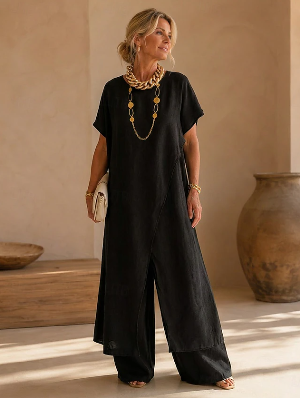 Amelia | Avslappnad Jumpsuit med Vida Ben