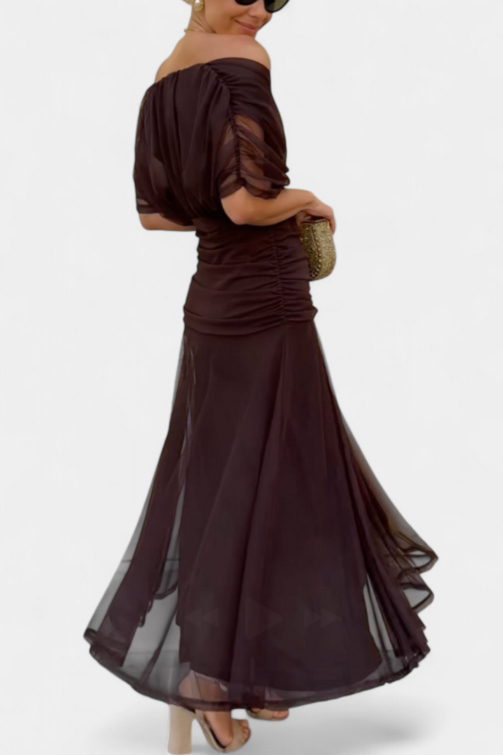 Sophia | Elegant Off-Shoulder Klänning
