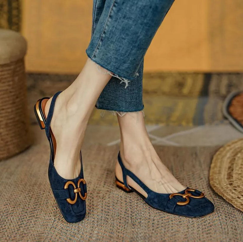 Anna | Bekväm Slingback Lågskor