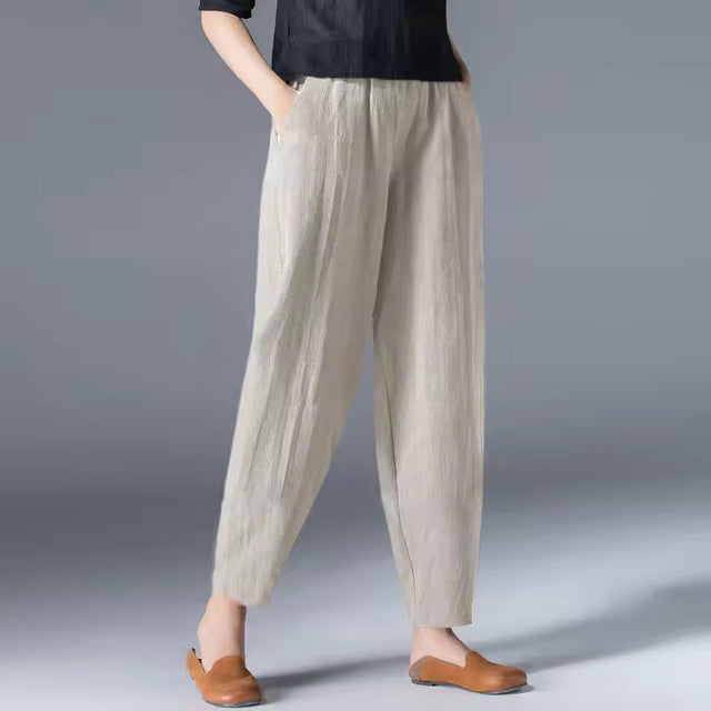 Hazel | Avslappnade Tapered Byxor
