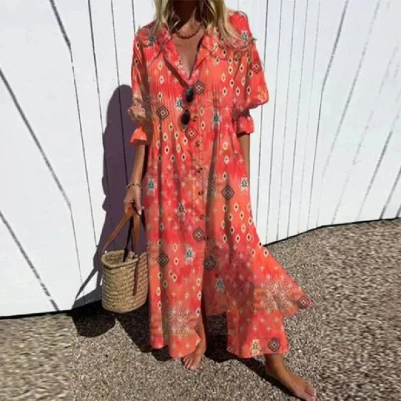 Rimmey | Elegant Bred Boho Klänning
