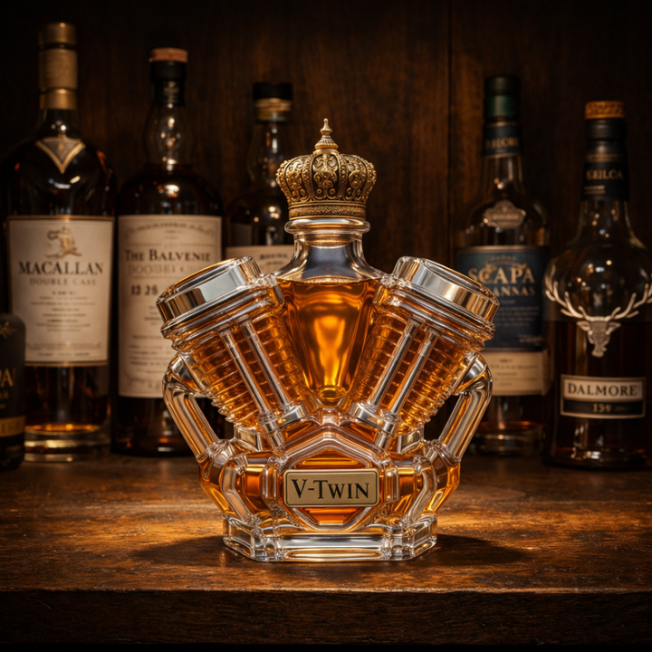 Wayne | Whisky Flaska V-Twin Design