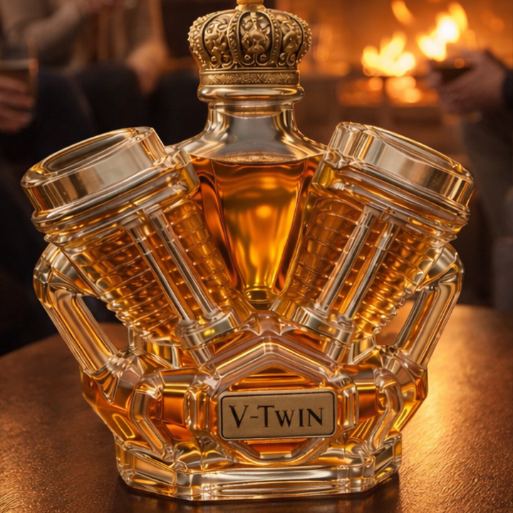 Wayne | Whisky Flaska V-Twin Design