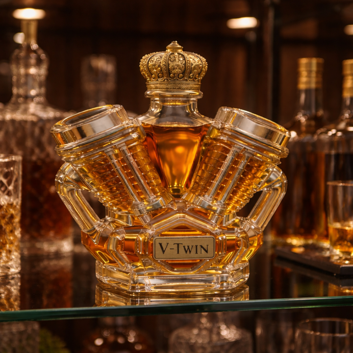 Wayne | Whisky Flaska V-Twin Design