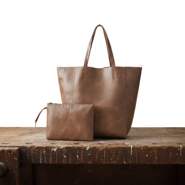 Christine | Klassisk Retro Plånbok och Tote Väska