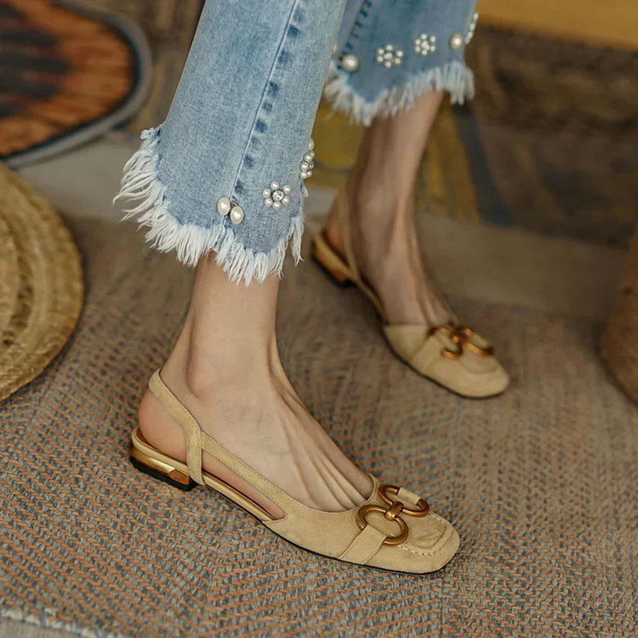 Anna | Bekväm Slingback Lågskor