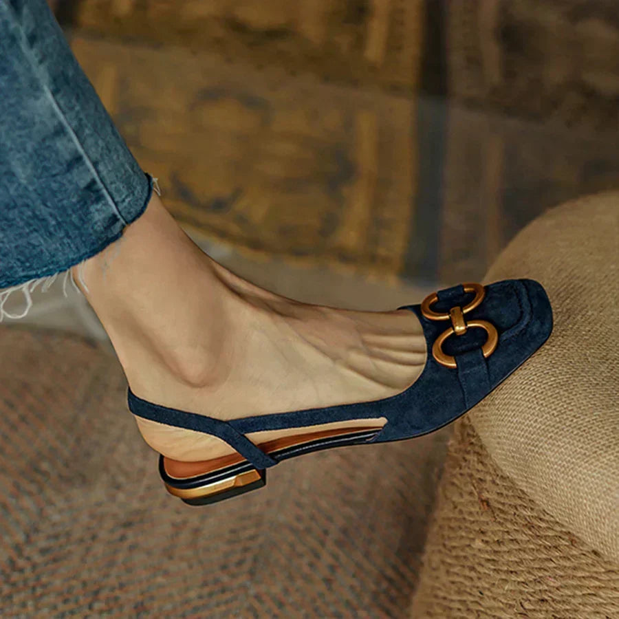 Anna | Bekväm Slingback Lågskor