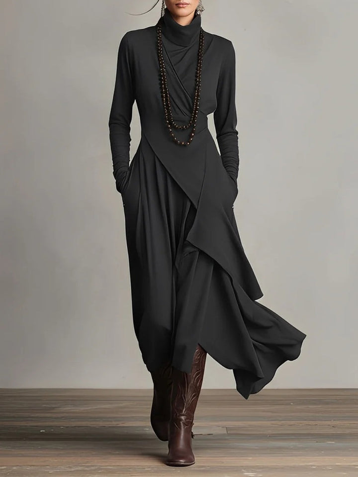 Sierra | Elegant Höghalss Maxiklänning