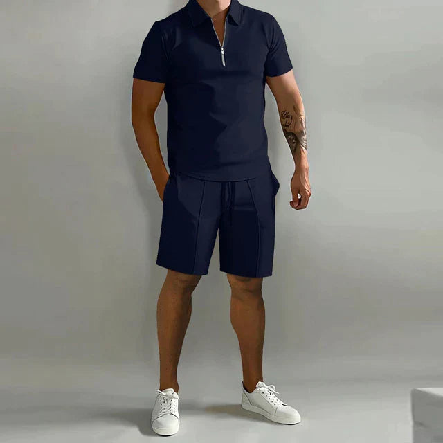 Jacob | Raffinerad Polo och Skräddarsydda Shorts Set