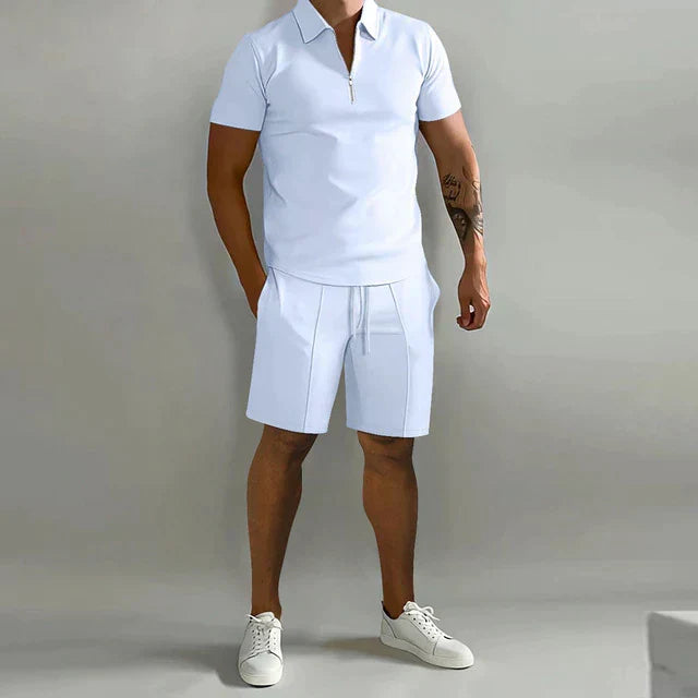 Jacob | Raffinerad Polo och Skräddarsydda Shorts Set