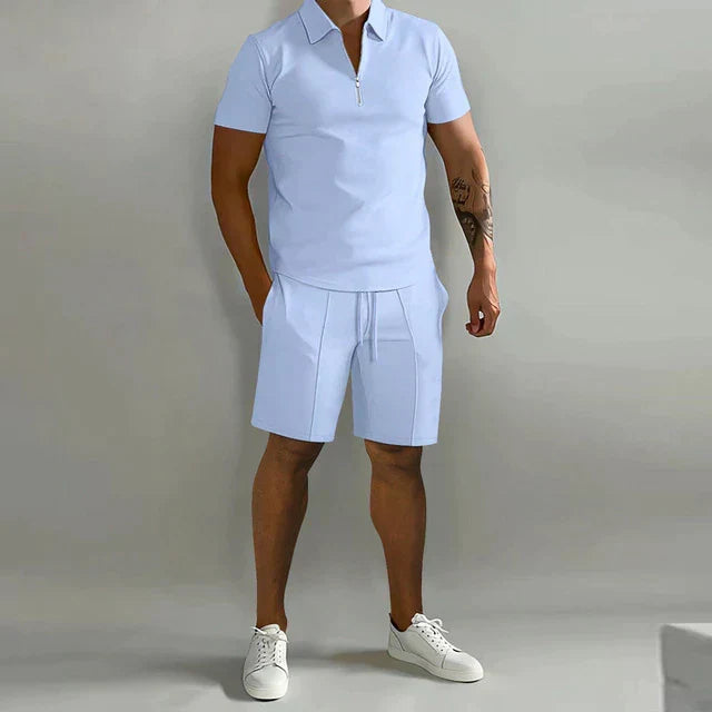 Jacob | Raffinerad Polo och Skräddarsydda Shorts Set