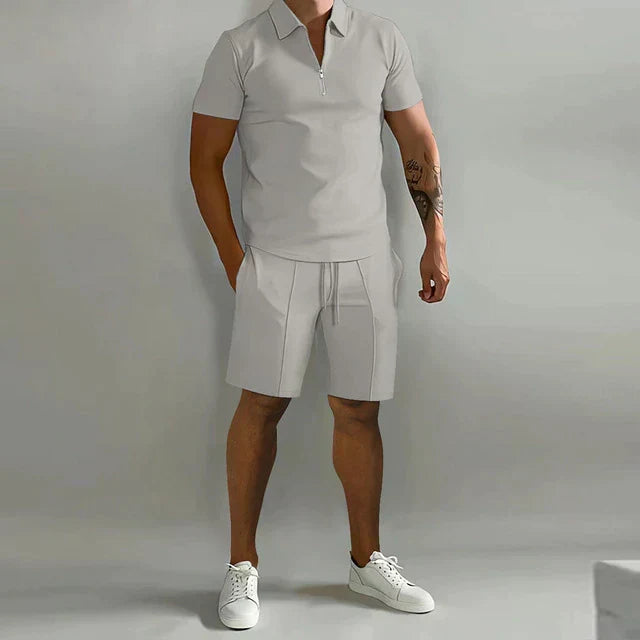 Jacob | Raffinerad Polo och Skräddarsydda Shorts Set