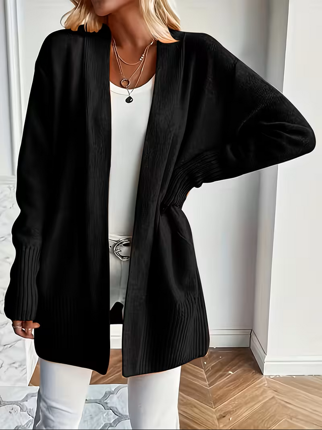 Deanna | Avslappnad Öppen Framsida Cardigan
