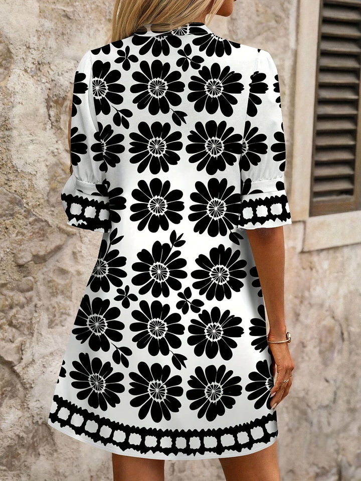 Georgia | Floral Bloom Mini Klänning