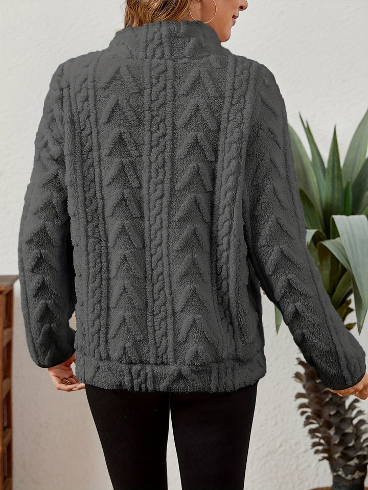 Delilah | Mysig Halv-Zip Tröja
