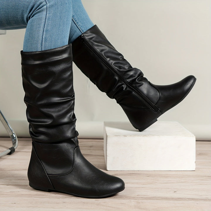 Maureen | Slouchade Mid-Calf Stövlar