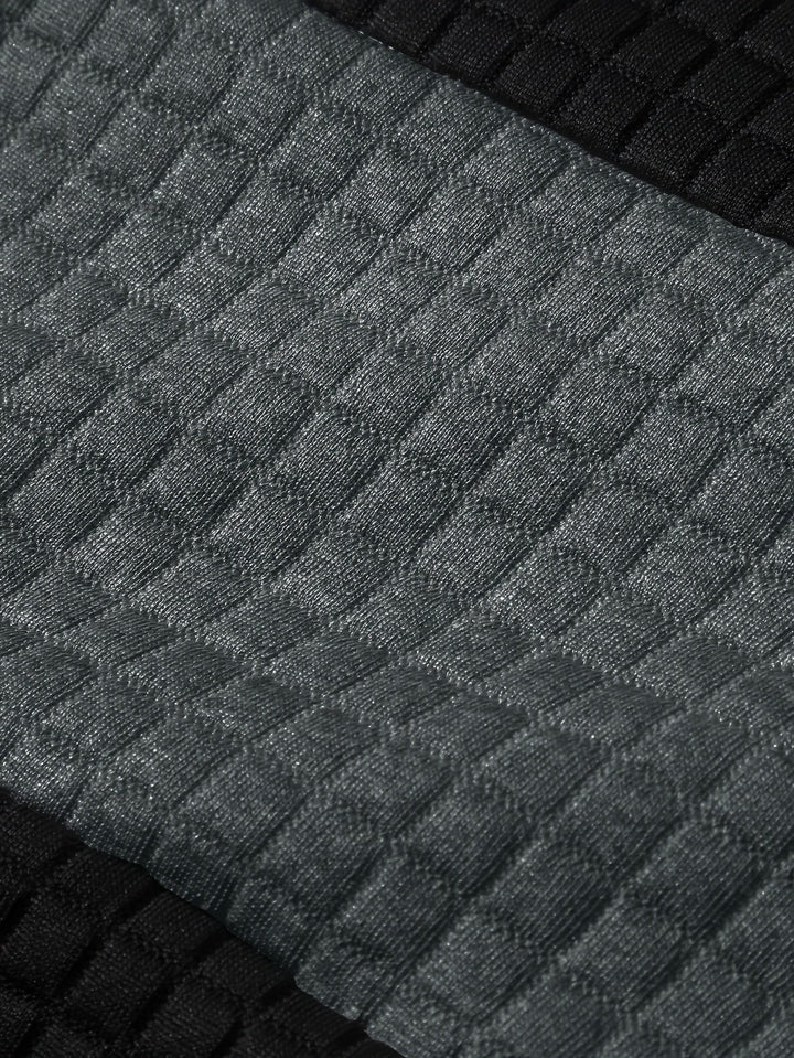 Hayes | Texturerad Färgblock Hoodie